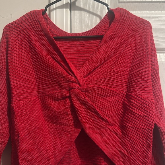Red Reversible Sweater - Picture 5 of 6